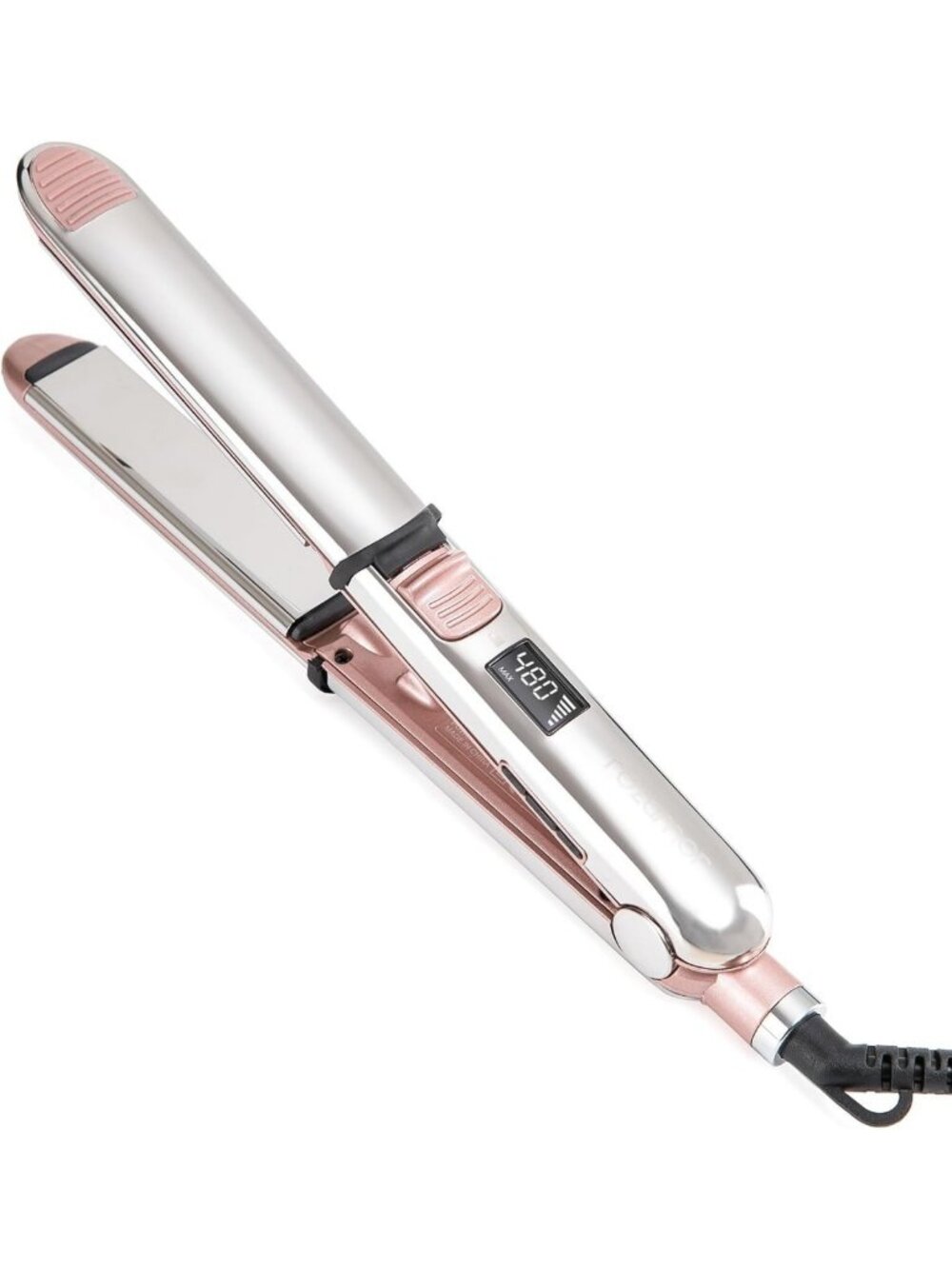 Versatile 2-in-1 Titanium Ionic Hair Straightener & Curler for Sleek Styles